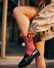 LES CHAUSSETTES À PAILLETTES JÉSUS SAUVE
