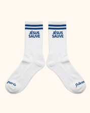 LES CHAUSSETTES DE SPORT JÉSUS SAUVE