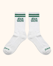 LES CHAUSSETTES DE SPORT JÉSUS SAUVE