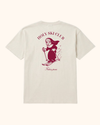 T-shirt Sainte Geneviève FIDEM homme – visuel principal, Holy Ski Club crème
