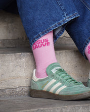 LES CHAUSSETTES À PAILLETTES JÉSUS SAUVE