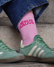 LES CHAUSSETTES À PAILLETTES JÉSUS SAUVE