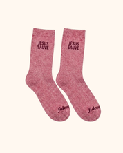 LES CHAUSSETTES À PAILLETTES JÉSUS SAUVE