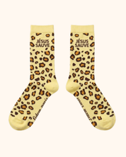 LES CHAUSSETTES LÉOPARD JÉSUS SAUVE