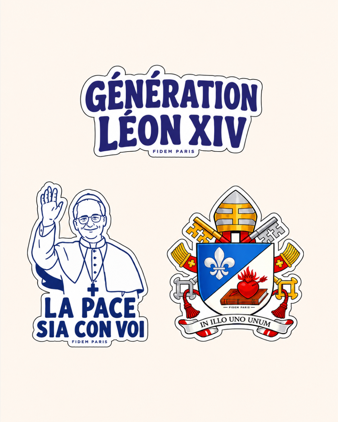 PACK STICKERS PAPE